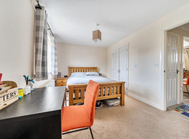 Spacious double bedroom with ample natural light
